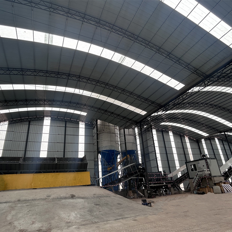 Zibo jixiang W3S-800 stabilized soil mixing plant applies to Leshan-Ziyang-Tongchuan highway construction