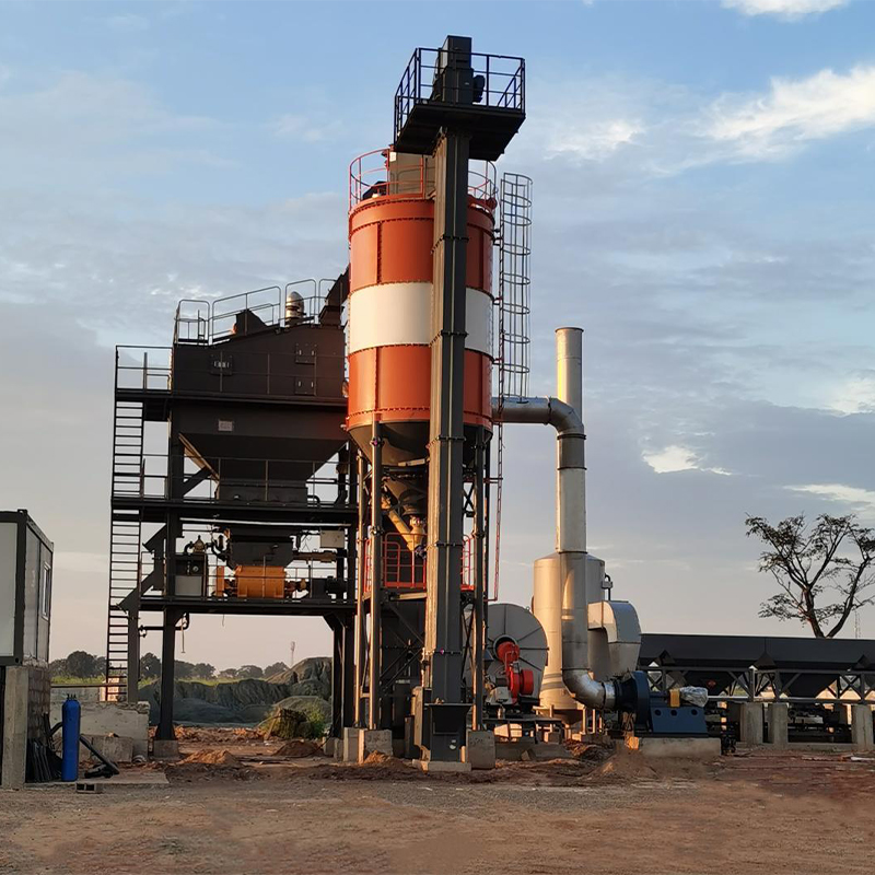 Zibo jixiang Asphalt mixing plant helps the construction of Central Africa Airport Runway and Road Upgrade Project